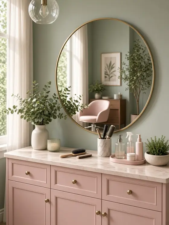 A salon interior, sample photo used in salon demos