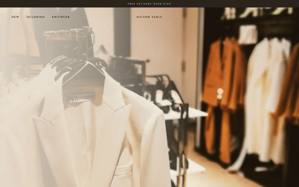 Maison Sable, tailoring online store