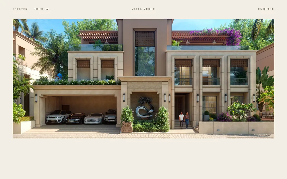 Villa Verde, residences website