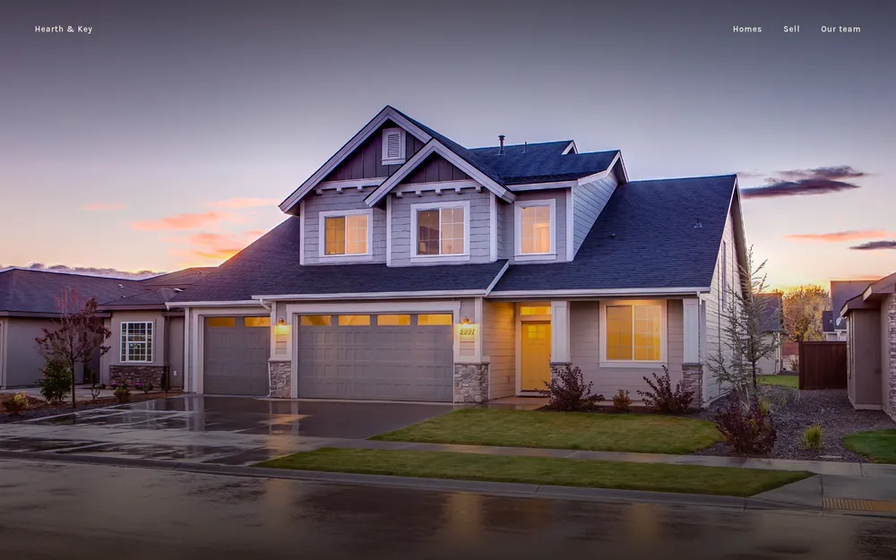 Hearth & Key, family homes agency website